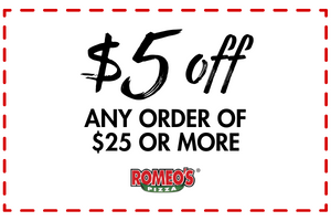 $5 Off $25