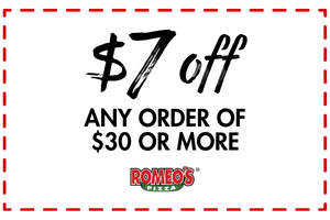 $7 off $30 or more